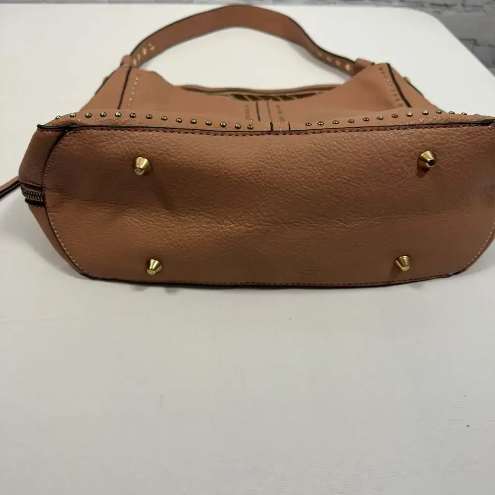 Montana West Large Leather Hobo Handbag for Women Concealed Carry Studded Purse